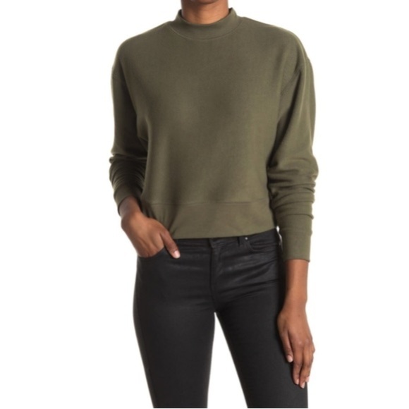 Abound Mock Neck Fleece Pullover - Picture 1 of 9